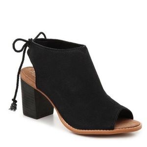 TOMS Elba peep toe Bootie - size 9